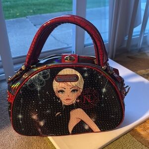 Stylish Red and Black Women's Bag